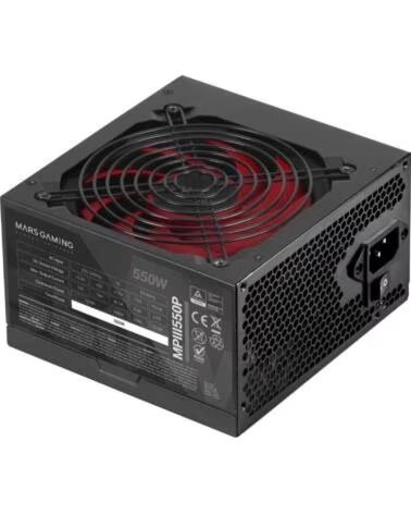 MARS GAMING Fuente de Alimentacion MPIII550P- 550W- Ventilador 12cm