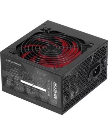MARS GAMING Fuente de Alimentacion MPIII750- 750W- Ventilador 12cm