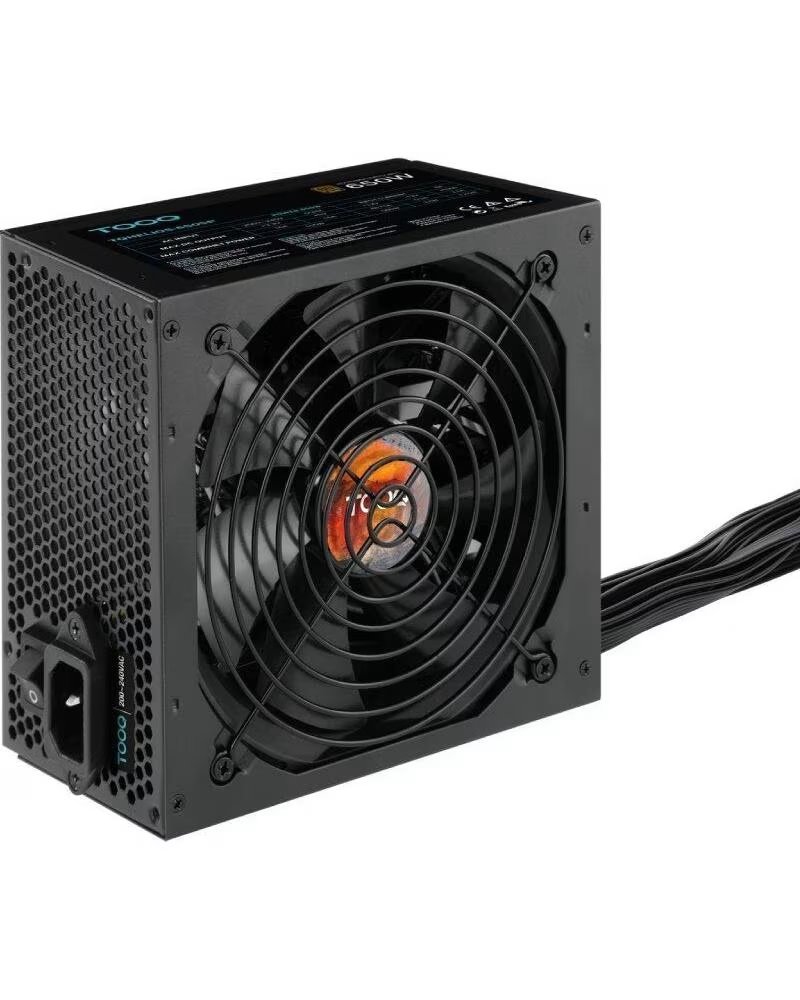 TOOQ Fuente de Alimentacion TQHELIOS-650SP- 650W- Ventilador 12cm- 80 Plus Bronze