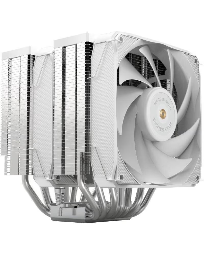 MARS GAMING Ventilador con Disipador MCPU-XU9- 12cm- Blanco