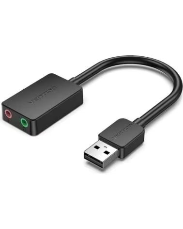 VENTION Tarjeta de Sonido CDYB0- 2 1- Negro
