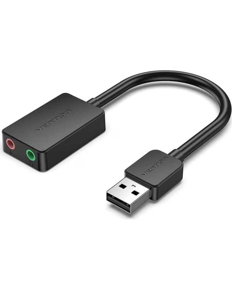 VENTION Tarjeta de Sonido CDYB0- 2 1- Negro