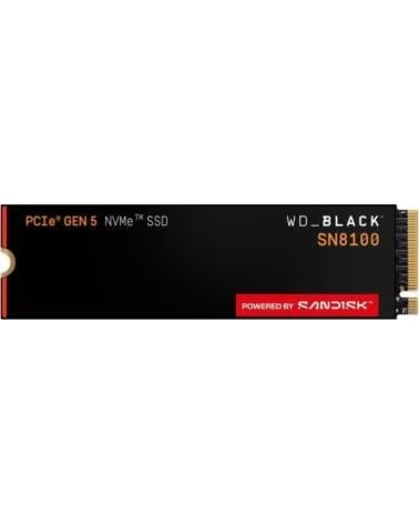SANDISK Disco SSD WD Black SN8100 2TB- M 2 2280 PCIe Gen5- Full Capacity