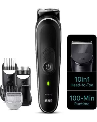 BRAUN Recortadora All in One Series 5 MGK5440- con Bateria- 10 Accesorios