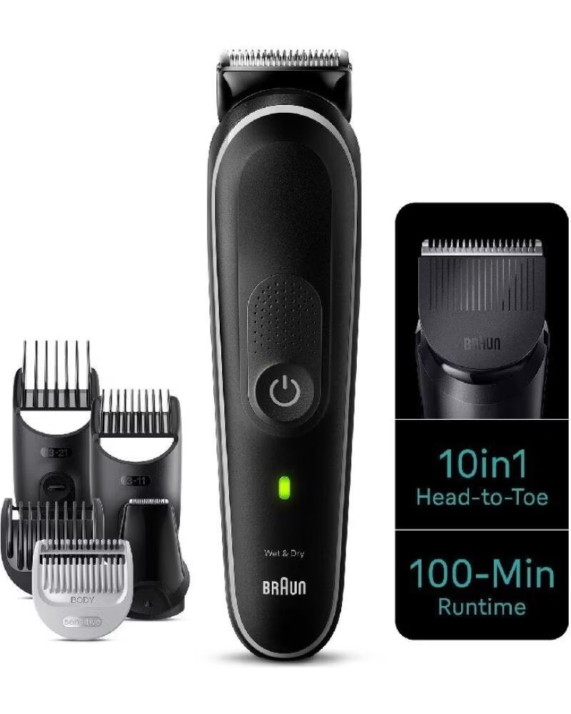 BRAUN Recortadora All in One Series 5 MGK5440- con Bateria- 10 Accesorios