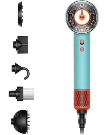 DYSON Secador Supersonic Nural- 1600W- Ionico- Azul