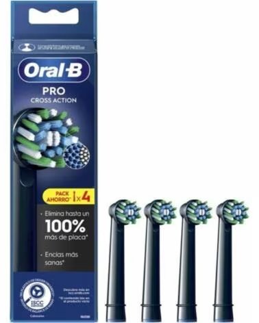 ORAL-B Cabezal de Recambio para cepillo Pro Cross Action- Pack 4 uds