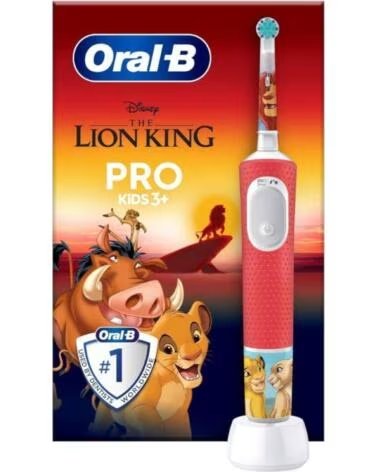 ELEKTRISCHE KINDERZAHNBUERSTE ORAL-B PRO KIDS DER KOENIG DER LOEWEN INKLUSIVE 1 AUFSTECKBUERSTE