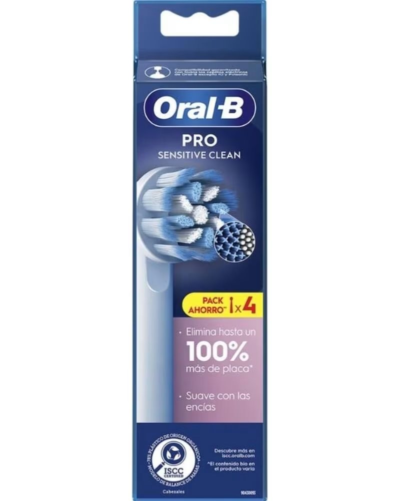 ORAL-B Cabezal de Recambio para Cepillo Pro Sensitive- Pack 4 uds