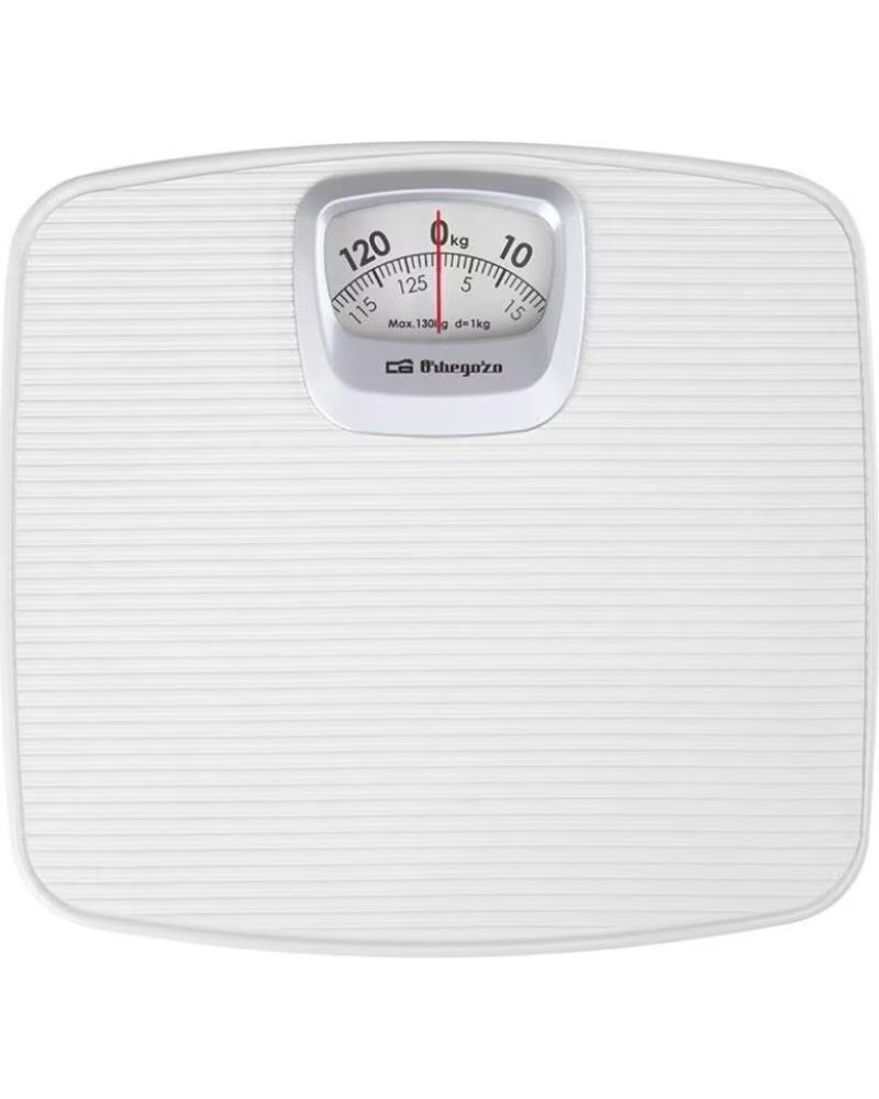 ORBEGOZO Bascula de Bano PB 2011- Hasta 130kg- Blanca