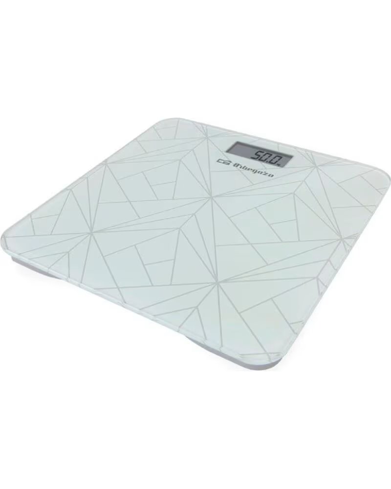 ORBEGOZO Bascula de Bano PB-2218 A- Hasta 180kg- Blanca