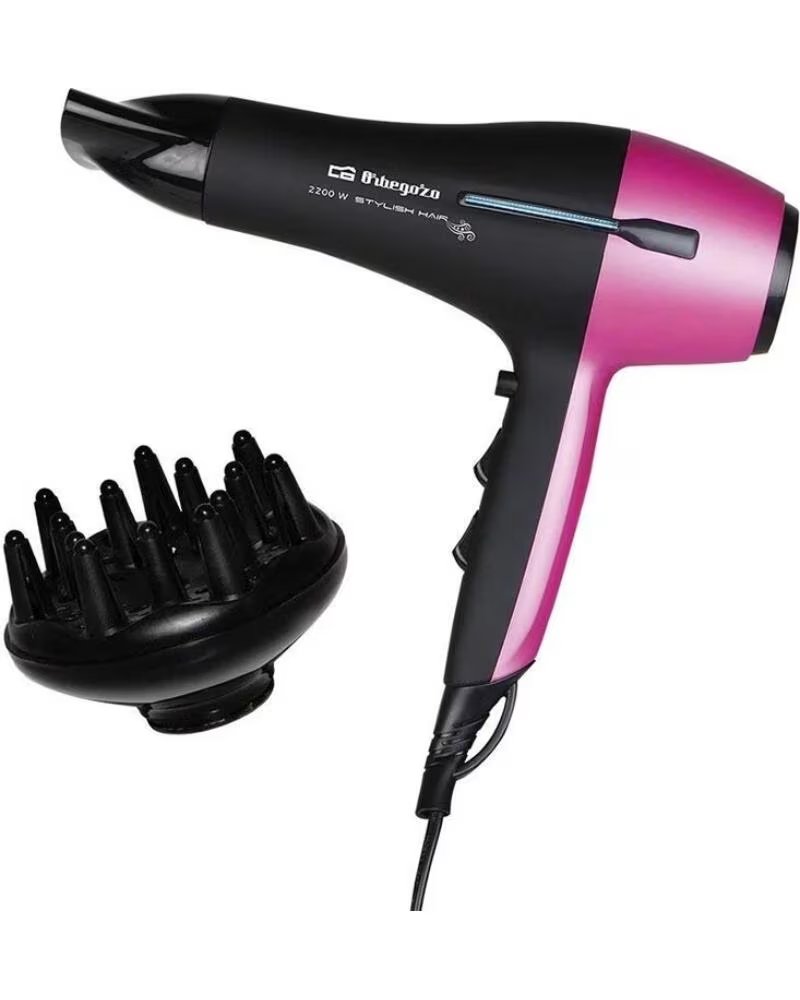 ORBEGOZO Secador SE 2320- 2200W- Negro y Lila