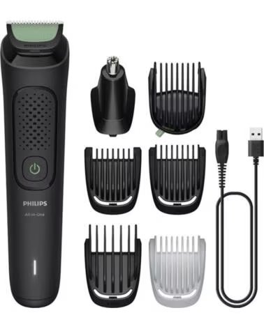 PHILIPS Recortadora All in One 3000 Series MG3935-15- con Bateria- 6 Accesorios