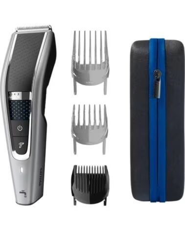 PHILIPS Cortapelos Hairclipper Series 5000 HC5650-15- con Bateria- con Cable- 4 Accesorios