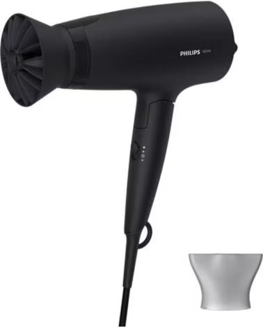 PHILIPS Secador 3000 series BHD308-10- 1600W- Negro- 2 Accesorios