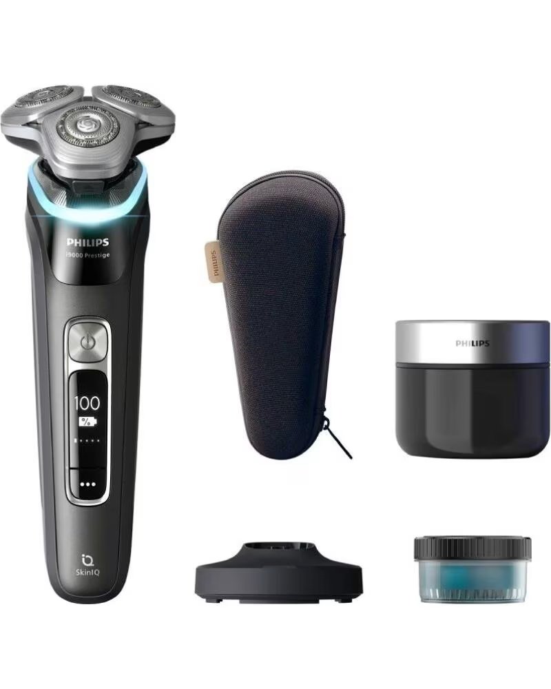 PHILIPS Afeitadora Shaver Series i9000 Prestige XP9200-30 Wet Dry- con Bateria- Incluye 4 Accesorios