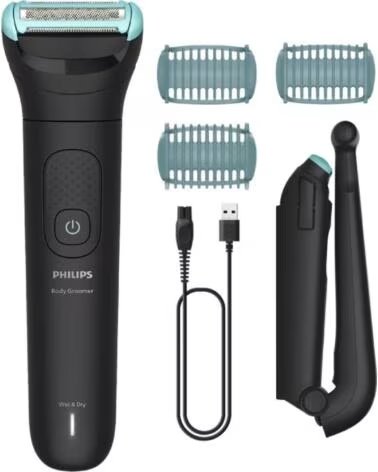 PHILIPS Cortabarbas Beardtrimmer series 5000 BG5475-15- con Bateria- 4 Accesorios