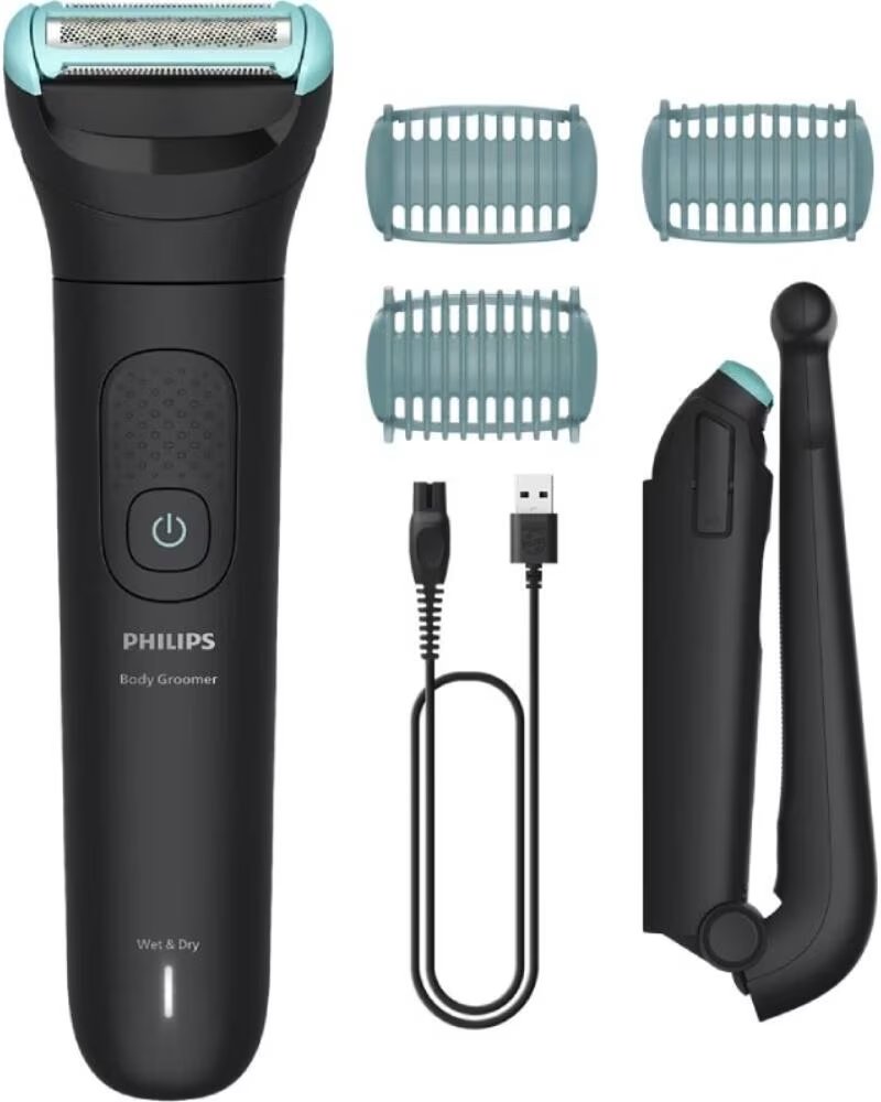 PHILIPS Cortabarbas Beardtrimmer series 5000 BG5475-15- con Bateria- 4 Accesorios