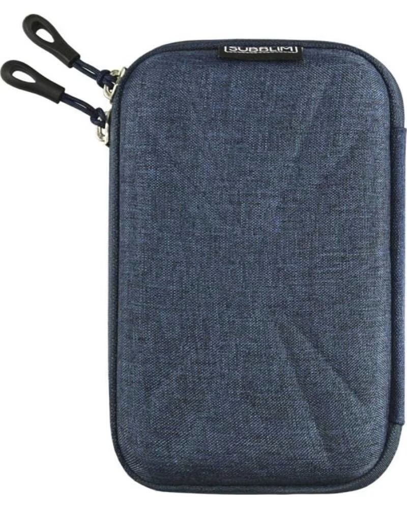 SUBBLIM Funda hdd business case para disco duro 2 5 pulgadas azul oscuro