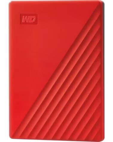 WESTERN DIGITAL Disco Externo My Passport 2TB- 2 5- USB 3 2- Rojo