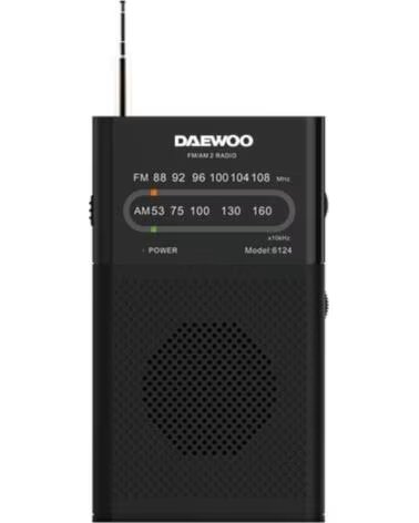 DAEWOO Radio Portatil DW1027- a Pilas- Negra