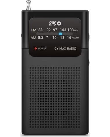 SPC Radio Portatil ICY Max- a Pilas- Negra