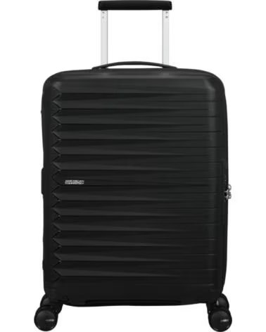 AMERICAN TOURISTER Maleta de Cabina FastForward Spinner Expansible 55cm- 55x40x23cm- 4 Ruedas- Negro