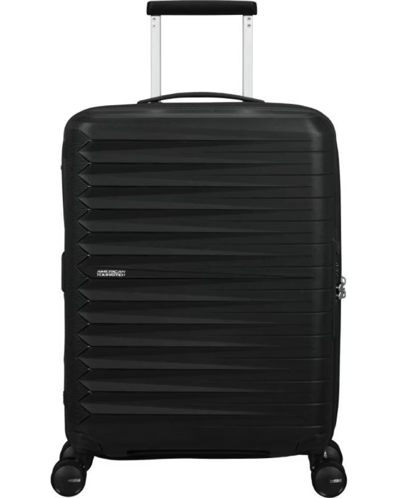 AMERICAN TOURISTER Maleta de Cabina FastForward Spinner Expansible 55cm- 55x40x23cm- 4 Ruedas- Negro