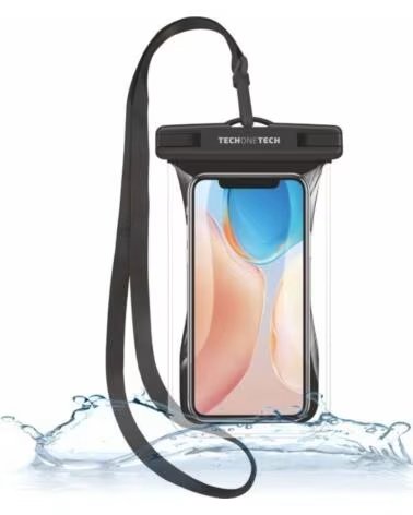TECH ONE TECH Funda Universal Impermeable para Smartphone TEC2855- Hasta 7 5