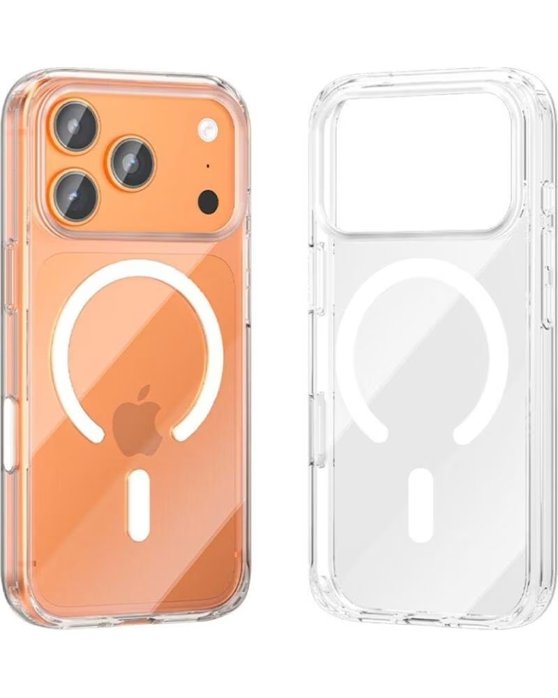 VENTION Funda Dura con Magsafe Concise Impact KVBTCB-30- Compatible con iPhone 17 Pro- Transparente