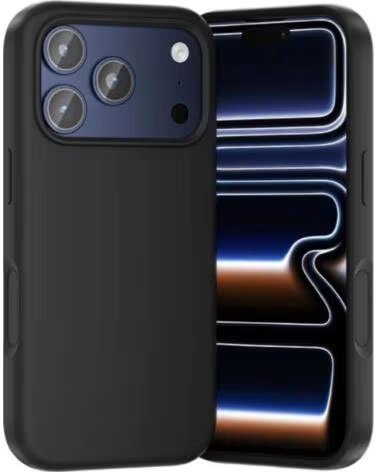VENTION Funda Silicona con Magsafe KVCBCB-30- Compatible con iPhone 17 Pro- Negra