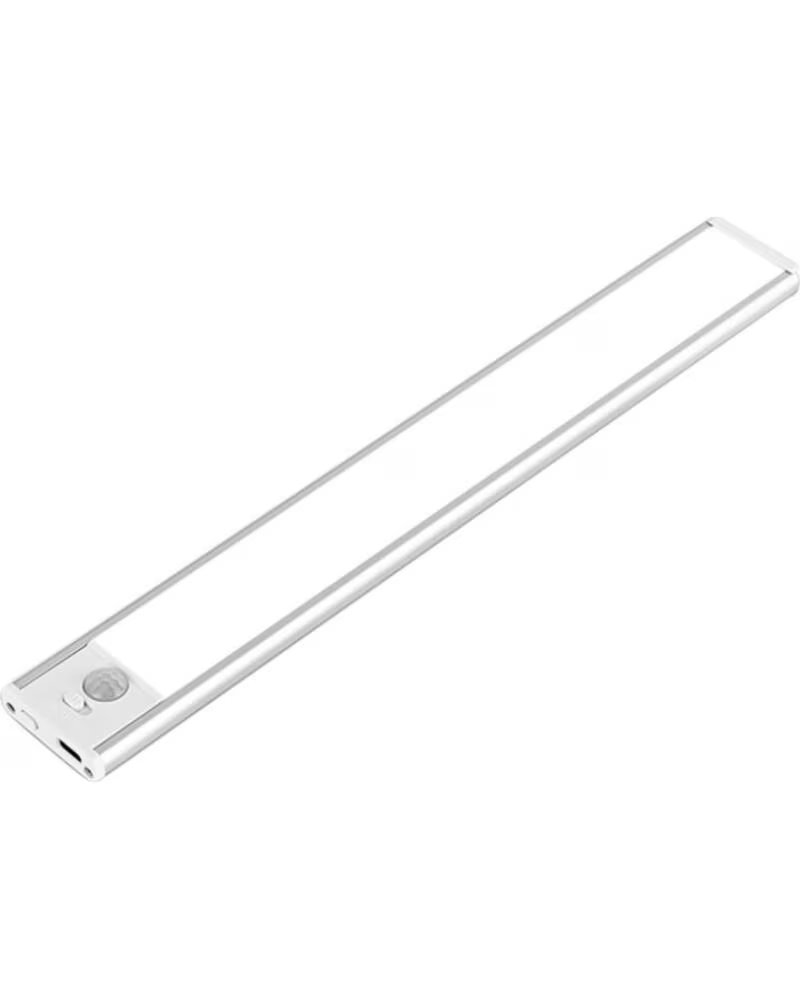 MUVIT Barra de Luz Magnetica con Sensor de Movimiento iO MIOCAB002- 3 Modos de Luz- con Bateria- Blanca