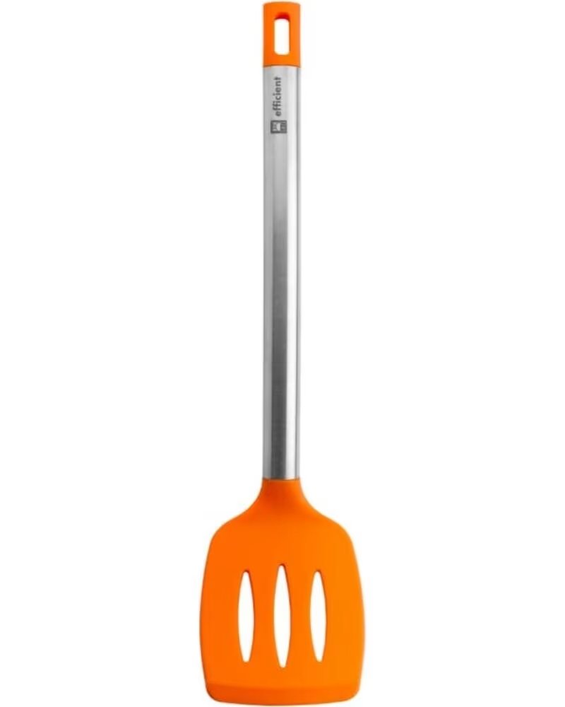 BRA ESPÁTULA COCINA EFFICIENT A195002 NYLON SILICONA INOXIDABLE NARANJA
