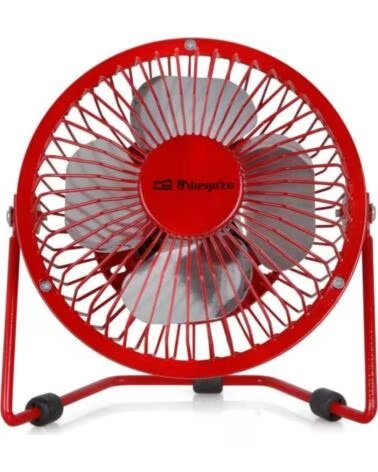 ORBEGOZO Mini Ventilador USB PW 1027- Rojo