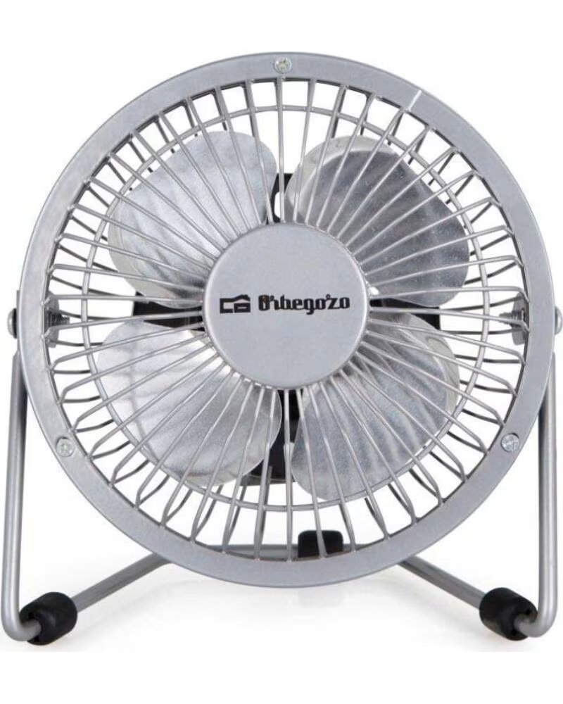 ORBEGOZO Mini Ventilador USB PW 1025- Plata