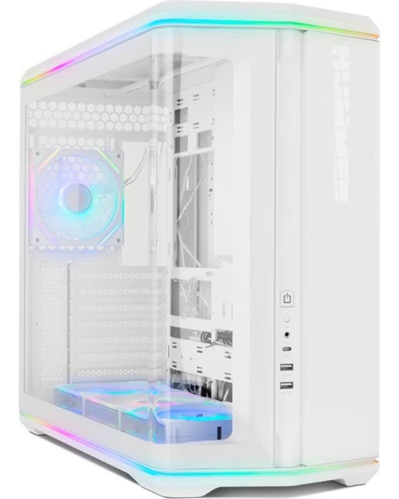 NOX Caja Gaming Semitorre Hummer Anvil- Blanca