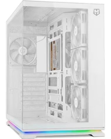 NOX Caja Gaming Semitorre Hummer Galaxy- Blanca