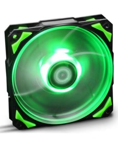 NOX Ventilador H-Fan Green- 12cm- Verde