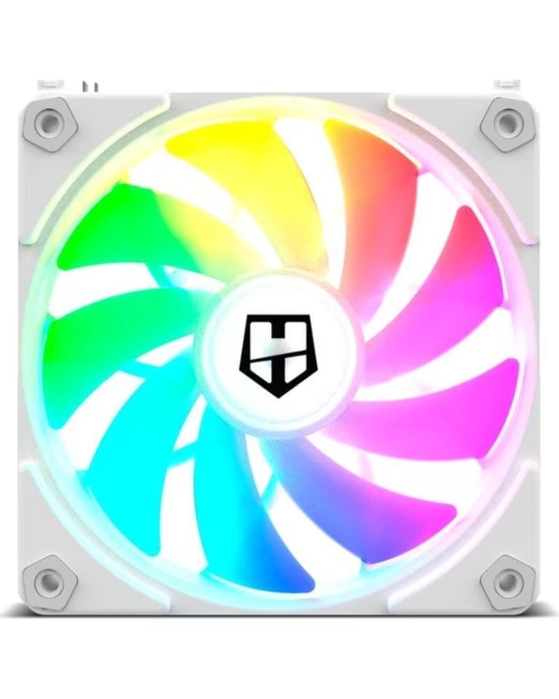 NOX Ventilador Easy Link- ARGB- 12cm- Blanco