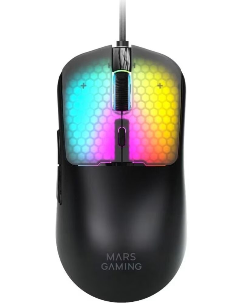 MARS GAMING Raton Gaming MM-Viper- Hasta 12800 DPI