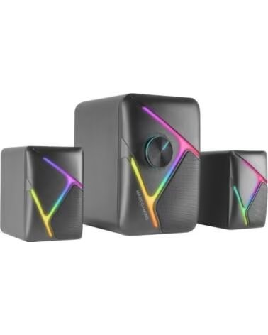 MARS GAMING Altavoces MS-H21- 35W- 2 1- Negros