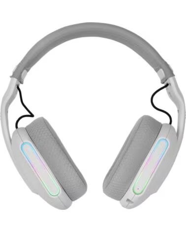 MARS GAMING Auriculares Gaming Inalambricos con Microfono MHWPRO- Jack 3 5- Bluetooth- Blancos
