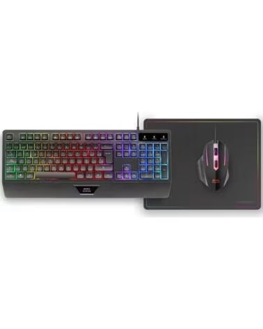 MARS GAMING Teclado raton mcp124es rgb negro