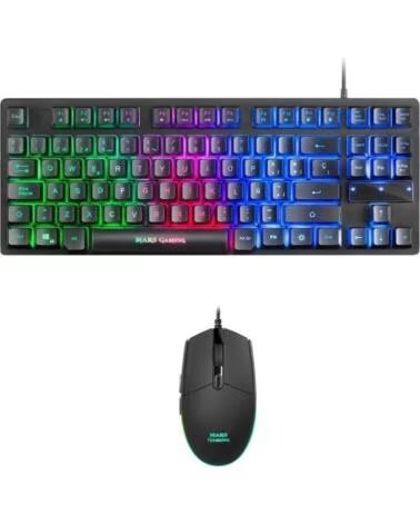 MARS GAMING Kit teclado raton mcptkles rgb