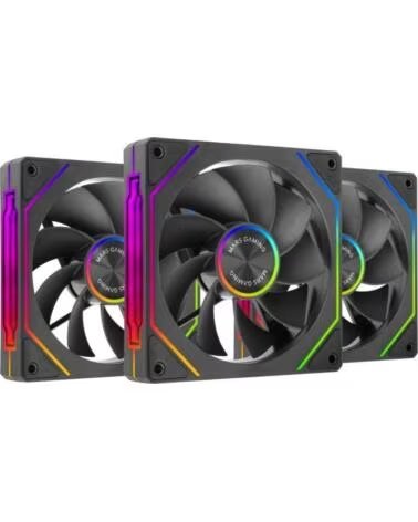 mars gaming Pack 3 Ventiladores Invertidos MF-LINKFINITYKIT2R- 12cm- ARGB