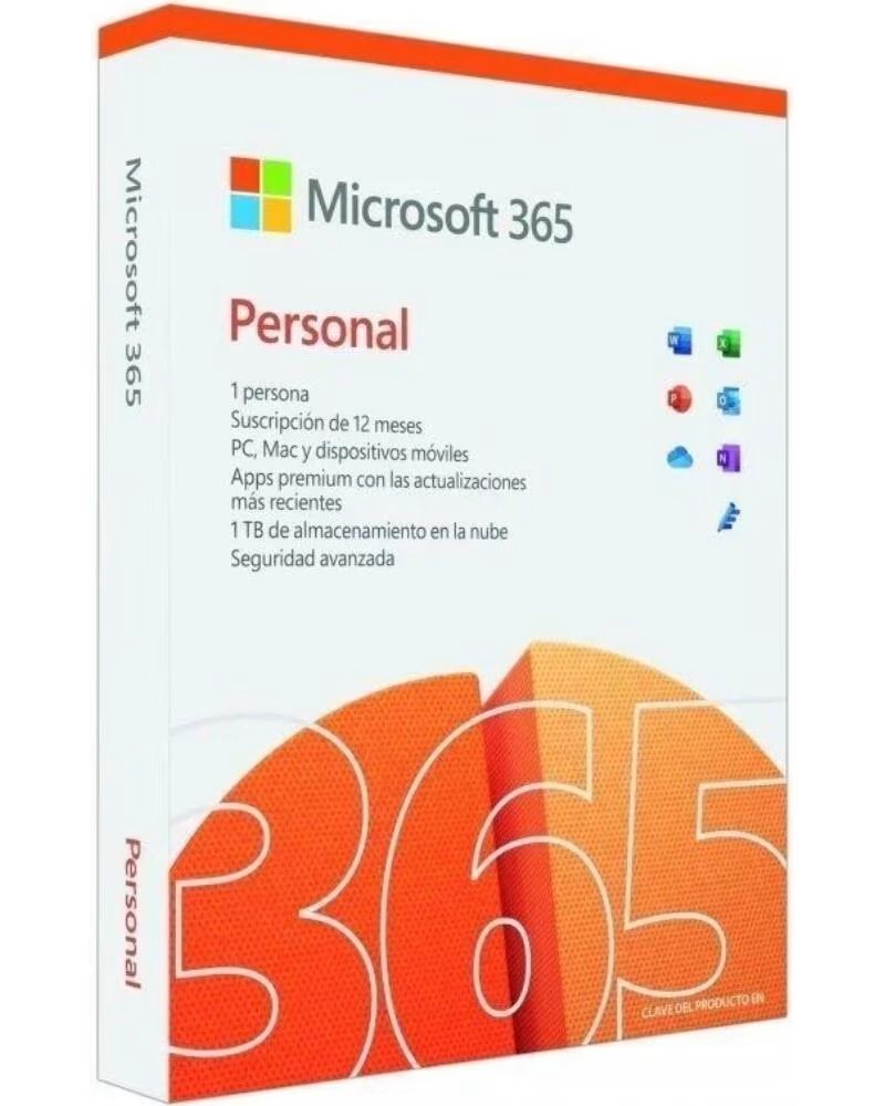 MICROSOFT 365 Personal- 1 Usuario- 1 Ano