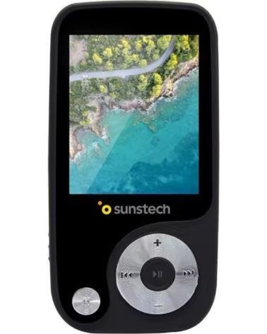 SUNSTECH Reproductor MP4 Thorn- 4GB- Pantalla 1 8- Radio FM- Negro