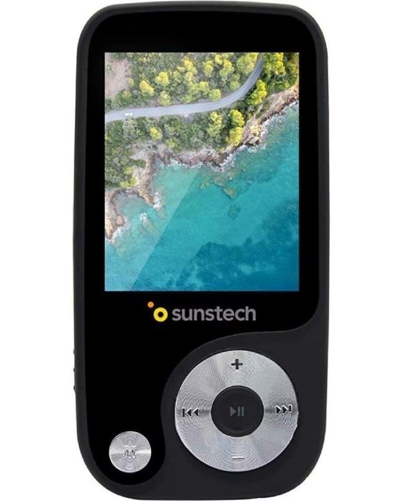 SUNSTECH Reproductor MP4 Thorn- 4GB- Pantalla 1 8- Radio FM- Negro