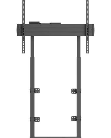 AISENS Soporte de Suelo y Pared Motorizado- Inclinable- Giratorio FWF100E-269 para TV de 55-100- hasta 50kg