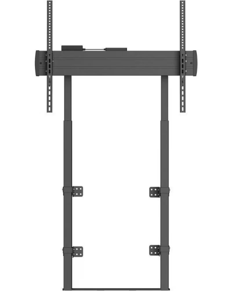 AISENS Soporte de Suelo y Pared Motorizado- Inclinable- Giratorio FWF100E-269 para TV de 55-100- hasta 50kg